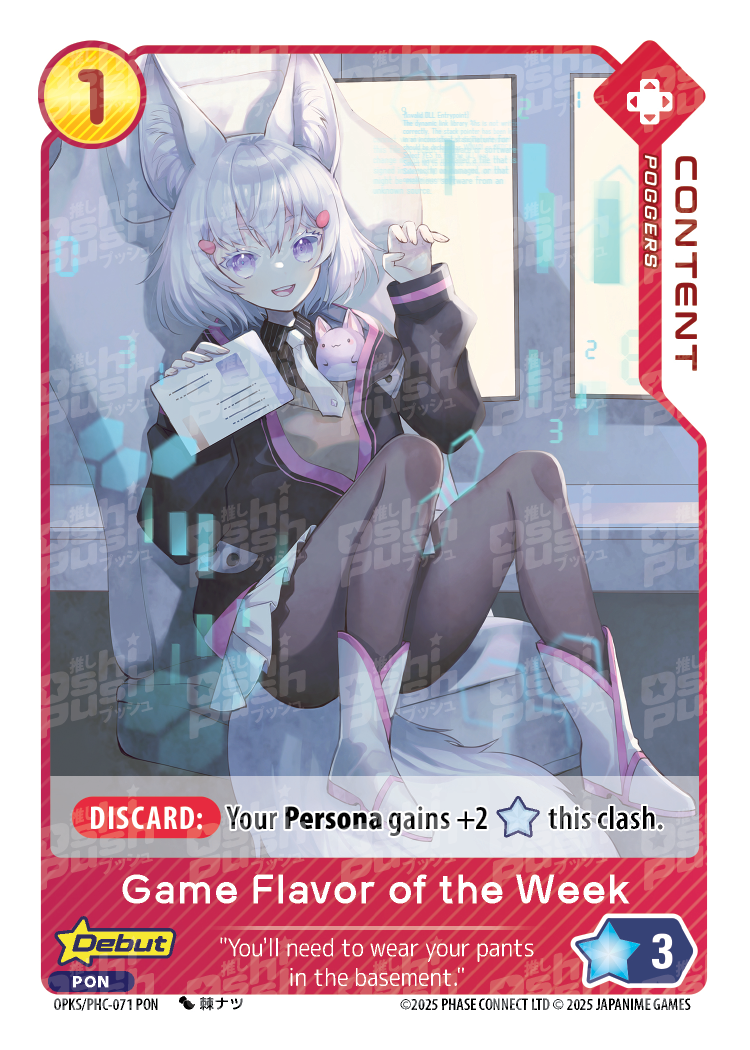 Game Flavor of the Week