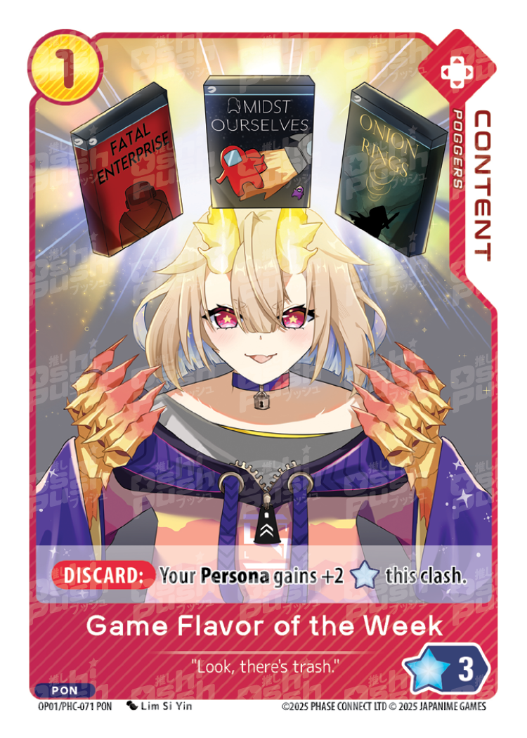 Game Flavor of the Week